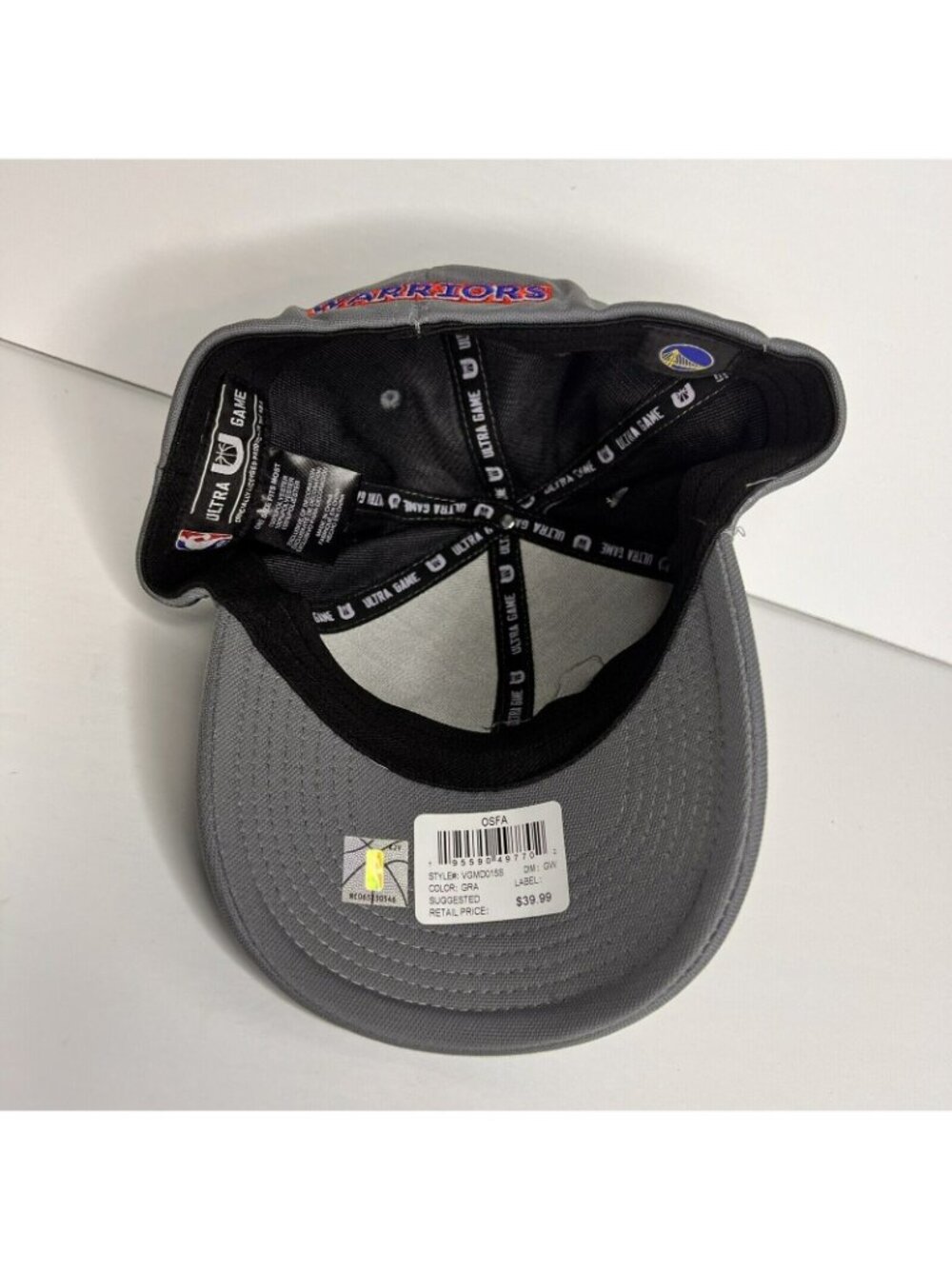 Ultra Game Golden State Warriors American Flag USA Hat Cap - Picture 5 of 6